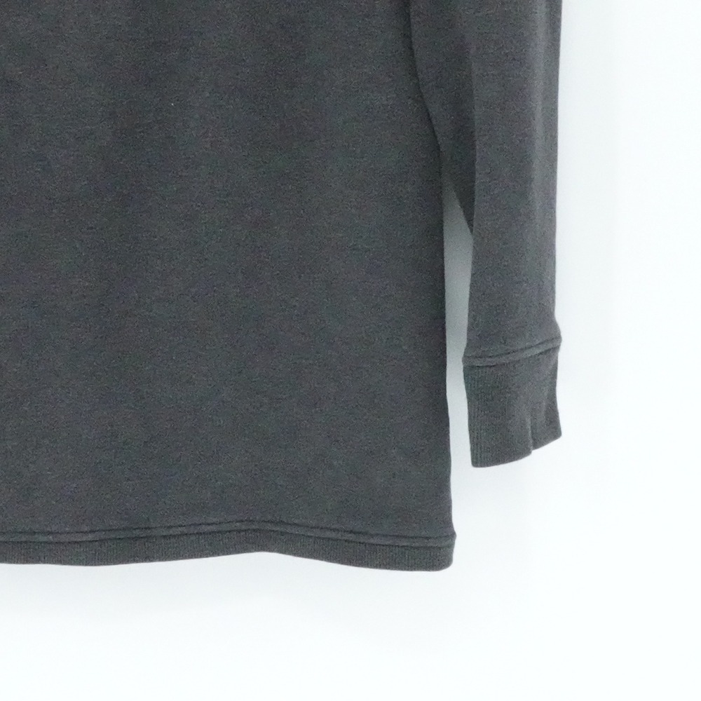 Athleta Hoodie Womens Small Charcoal Gray Funnel Neck Kangaroo Pocket - Picture 11 of 16